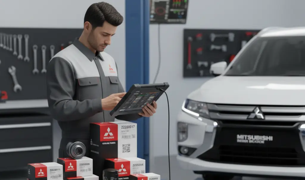 Certified Mitsubishi parts installation in Saudi Arabia