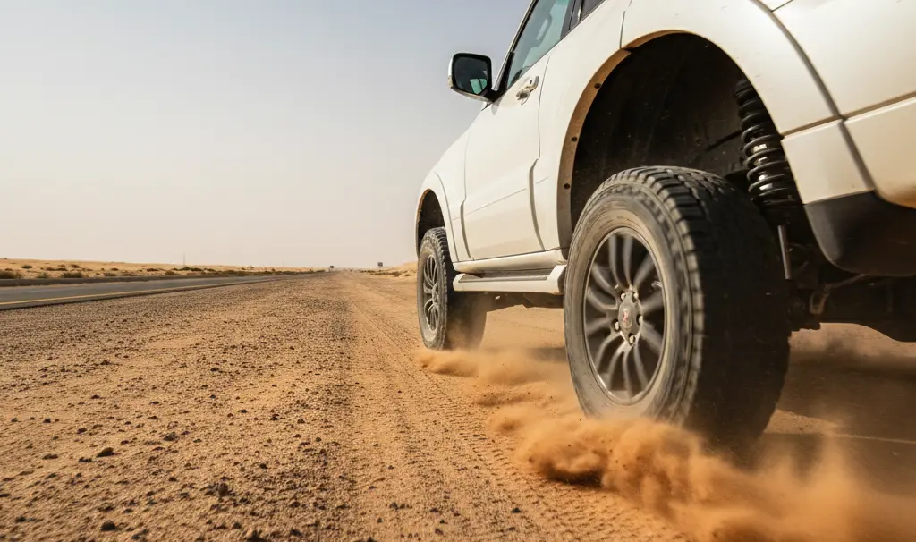 Mitsubishi suspension components for long roads in KSA