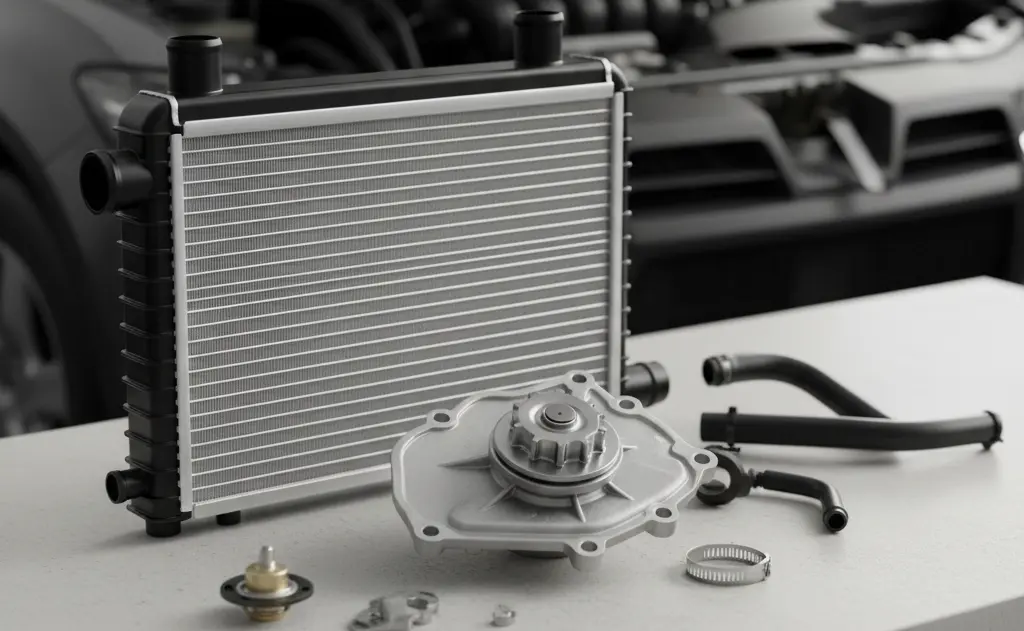 Mitsubishi radiator and water pump Saudi Arabia