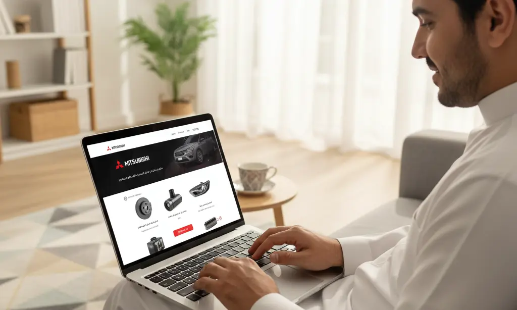 Mitsubishi car repair workshop using genuine spare parts in Saudi Arabia