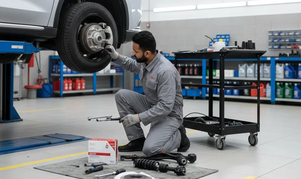 Fast Mitsubishi parts delivery Saudi Arabia warehouse and logistics