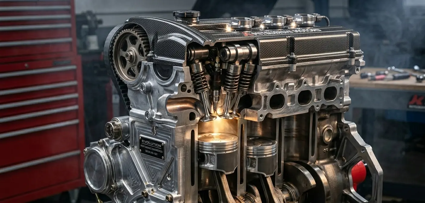 Mitsubishi engine internal performance OEM vs aftermarket impact