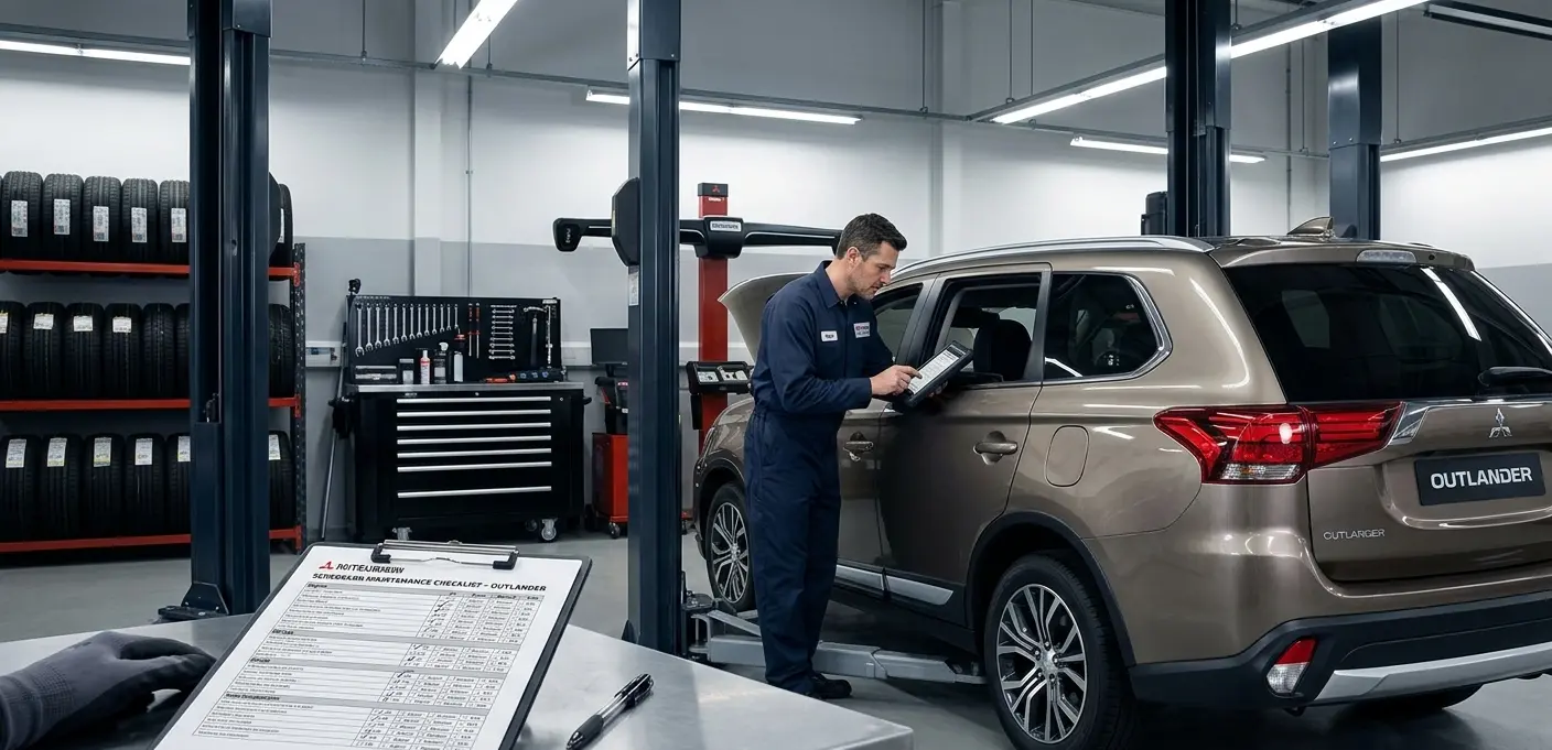 Mitsubishi maintenance schedule checklist